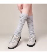 Women's pink slouchy leg warmers